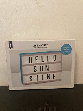 Typo Lightbox with all letters included